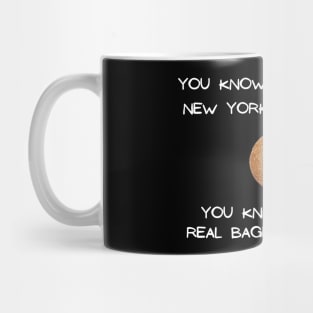 NYC Bagel 2 (Dark Colors) Mug